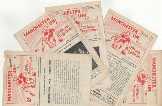 A collection of 5 Manchester United home programmes from the FA Youth Cup in season 1961/62 v
