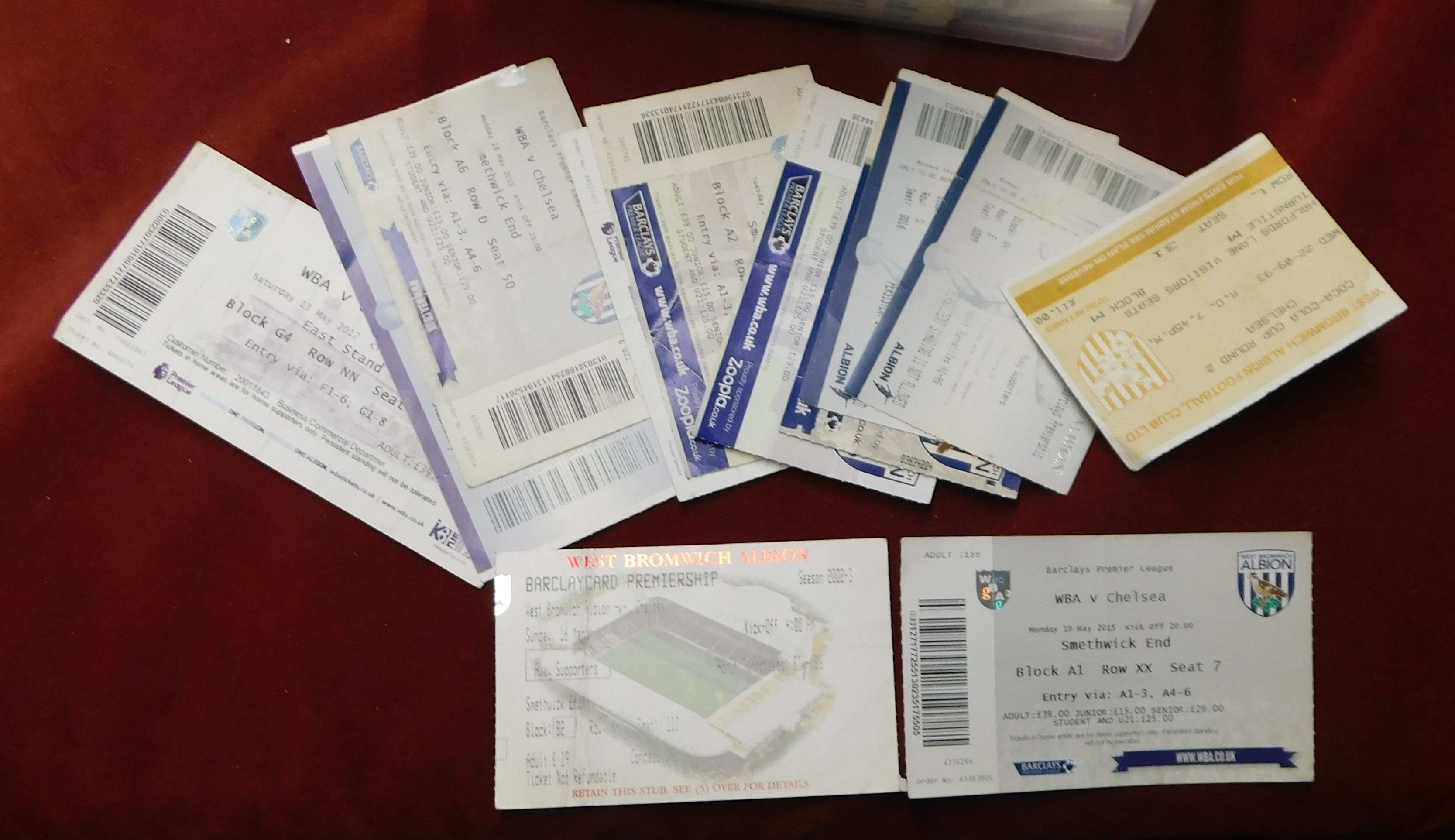 A large collection of 500+ Chelsea away tickets predominantly from matches in the 1980s, 1990s, - Image 6 of 24