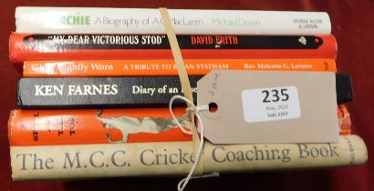 Books (6) includes The MCC Cricket Coaching Book. A Spell at the Top by Peter Smith, Ken Farnes'