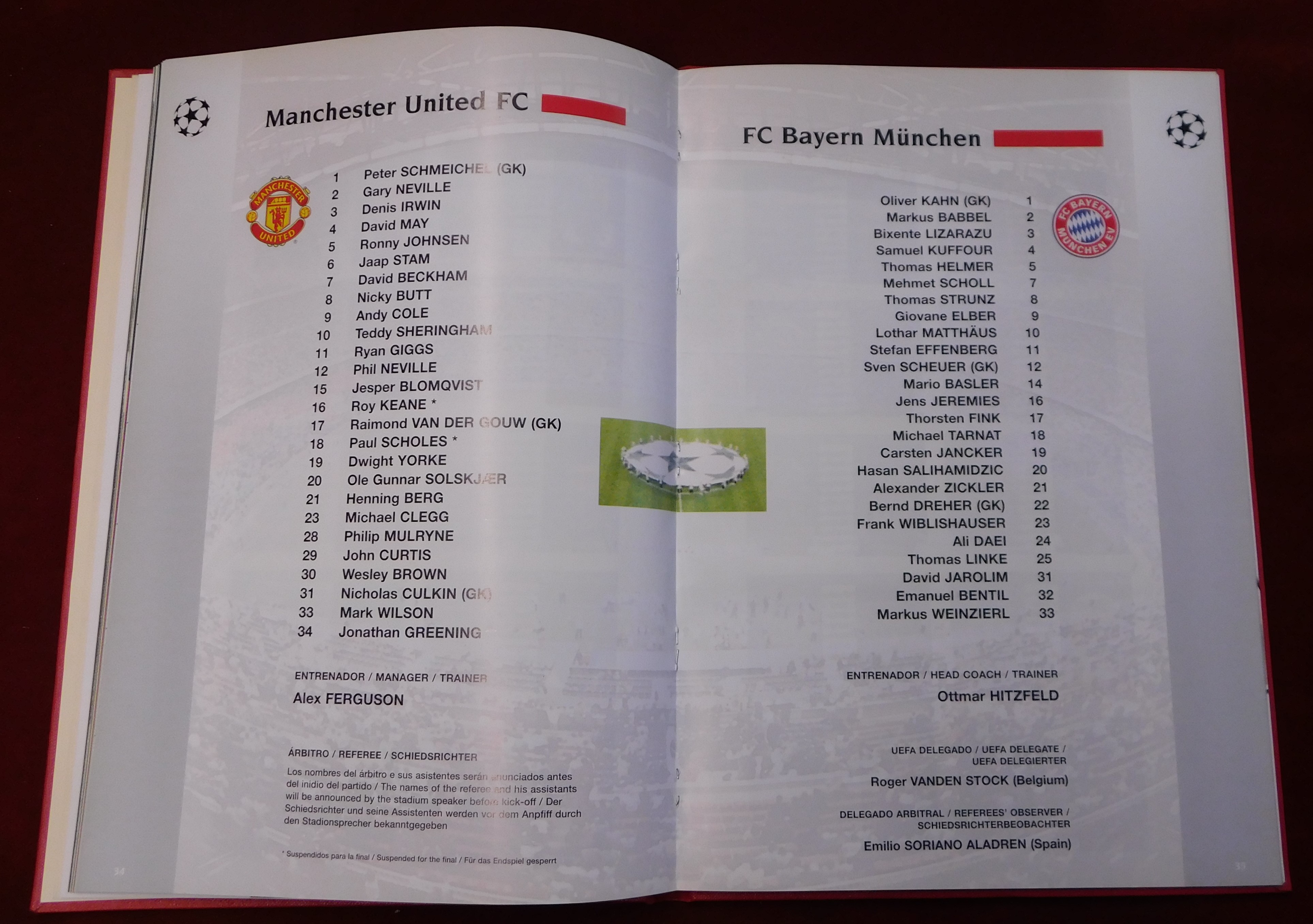 Bound programme for the Manchester United v Bayern Munich Champions League Final in Barcelona 26th - Bild 4 aus 6