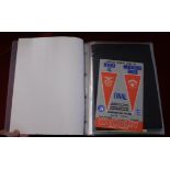 European Cup Final 1968 Manchester United v Benfica. A folder of items relating to the European
