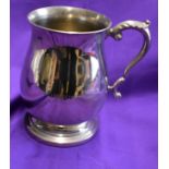 A silver plated goblet engraved simply with the words "In appreciation Lou Macari". Macari played