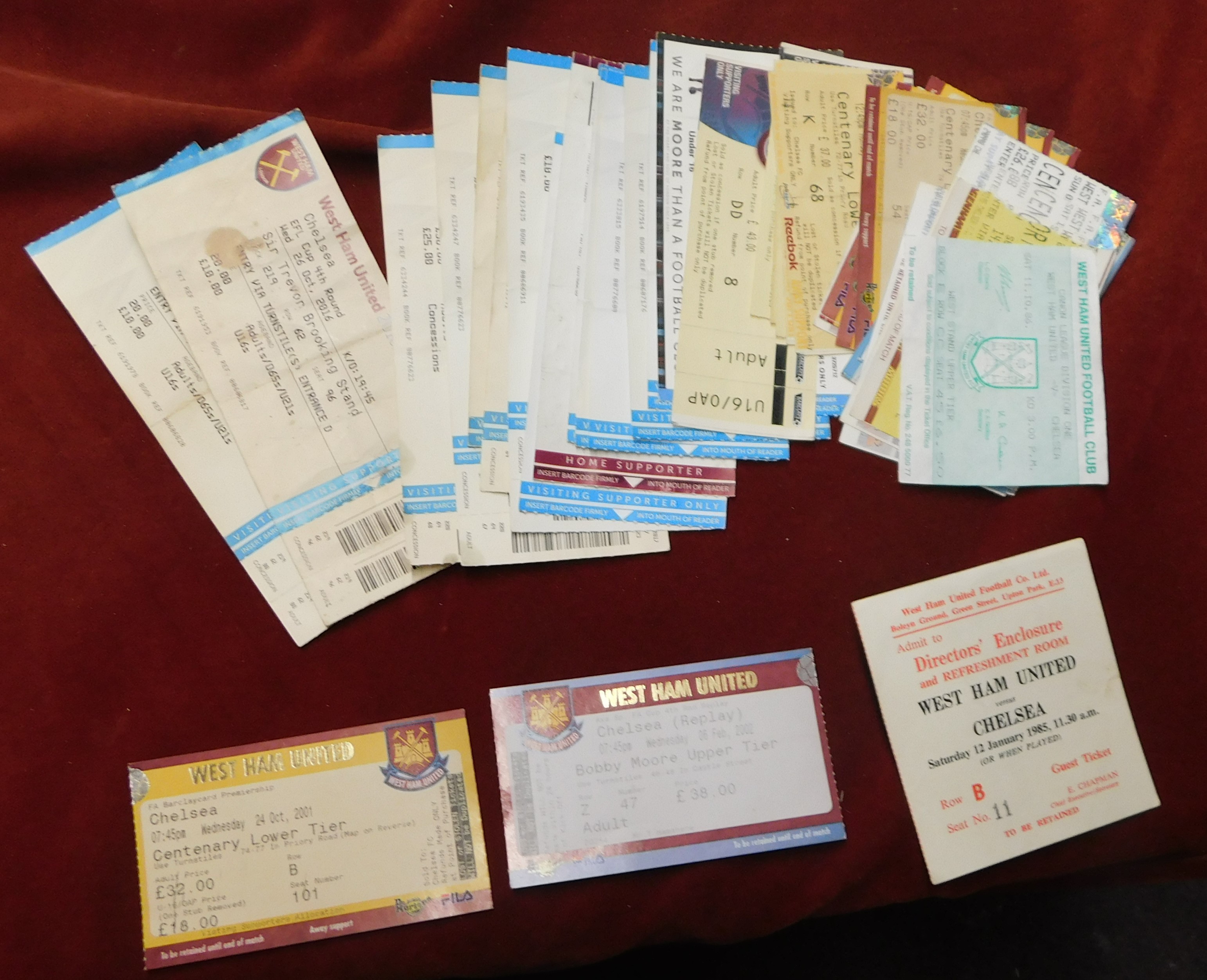 A large collection of 500+ Chelsea away tickets predominantly from matches in the 1980s, 1990s, - Image 5 of 24