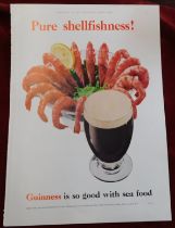 Guinness - Supplement to the Illustrated London News 'Pure Shellfishness" depicts prawns with a