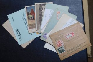 Germany 1937-45 2x commercial covers and (7) covers and (2) postcards from German Occupation of