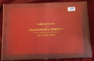 Shakespeare's Tempest, Book of drawings etc