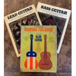 THREE GUITAR BOOKS, LEAD, BASS AND RHYTHM Three books for learning and practising the guitar, all in