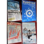 Poster-Aircraft Poster-Coloured-Bayreuth-Bindlacher-berg-Internationaler-Grobflugtag 85-September