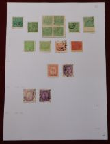 India (Soruth) 1914-1924 used range on various papers (16)