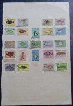 Mozambique 1951 Fish SG 440-441, 443-463 used part set. SG 442 15c missing. Cat value £59.75