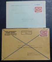 German Occupation 1940 Poland. Two German official Post East covers, the first cancelled 7.5.40