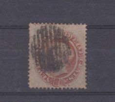 Newfoundland 1865-70 Queen Victoria SG 28 used 12c red brown cancelled with dumb strike. Cat