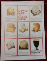 Guinness - Country Life October 1965 'Guinness Guide to English Cheese'.