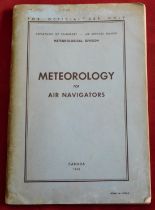WWII Canadian and British Meteorology for Air Navigators, printed Canada 1943. In excellent