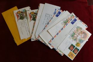 Papua New Guinea 1980s University registrar covers, includes airmails some not carefully opened (