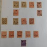 India (Travancore) Officials 1932 071-036a - fine used with varieties, several scarce 079, 081c etc.