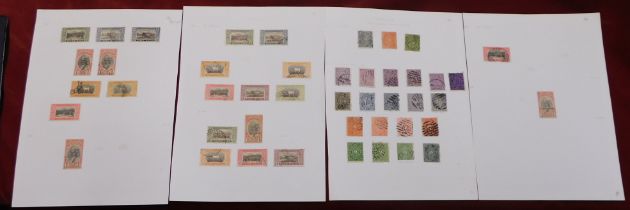 India (Travancore) 1888-1889 Fine Used with 1888 set of three (SG 1-3) and 1889-1904 wove paper with