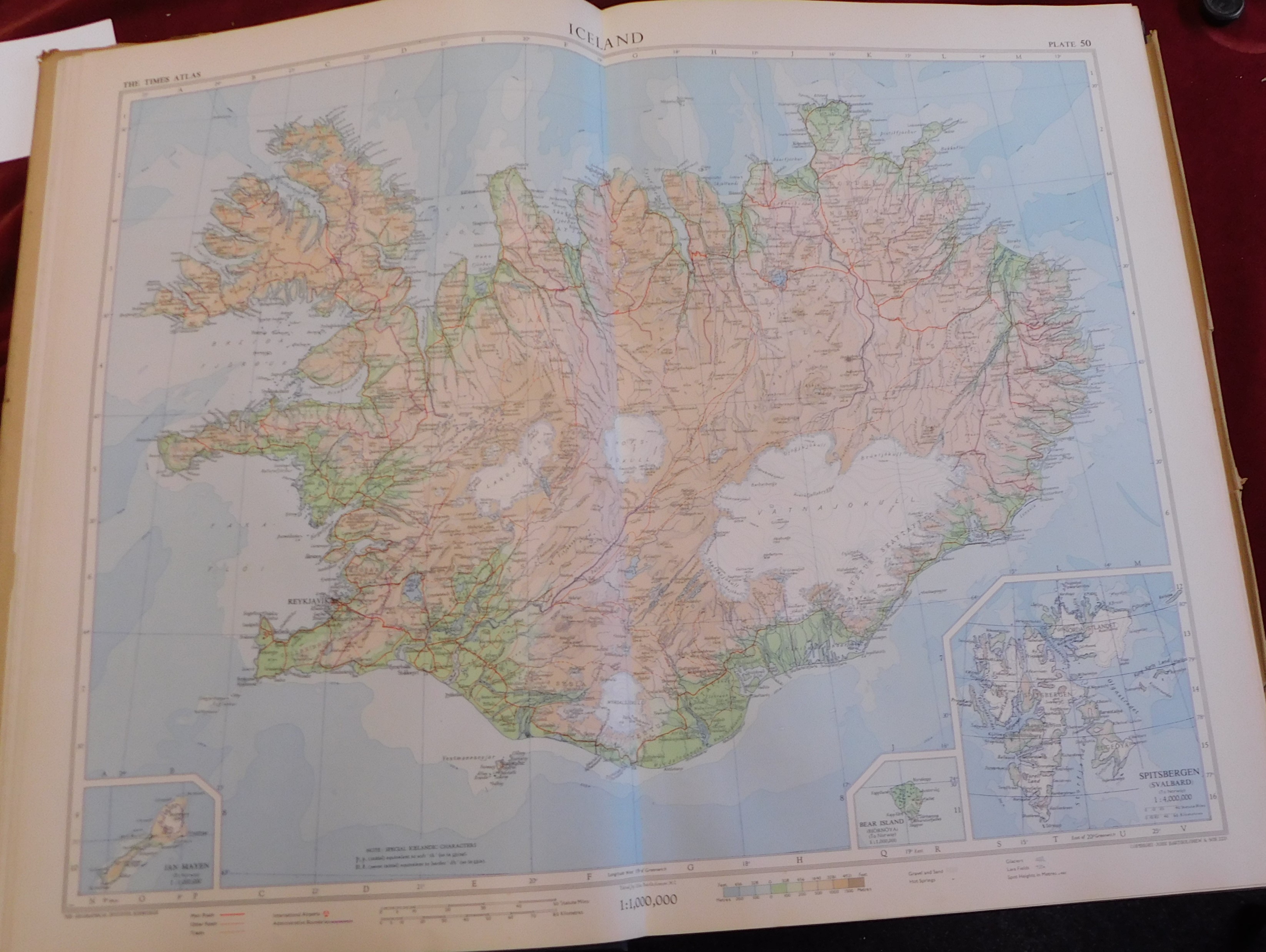 The Times Atlas of the World Volume III, 1955 depicting Northern Europe. Good condition with some - Image 3 of 4