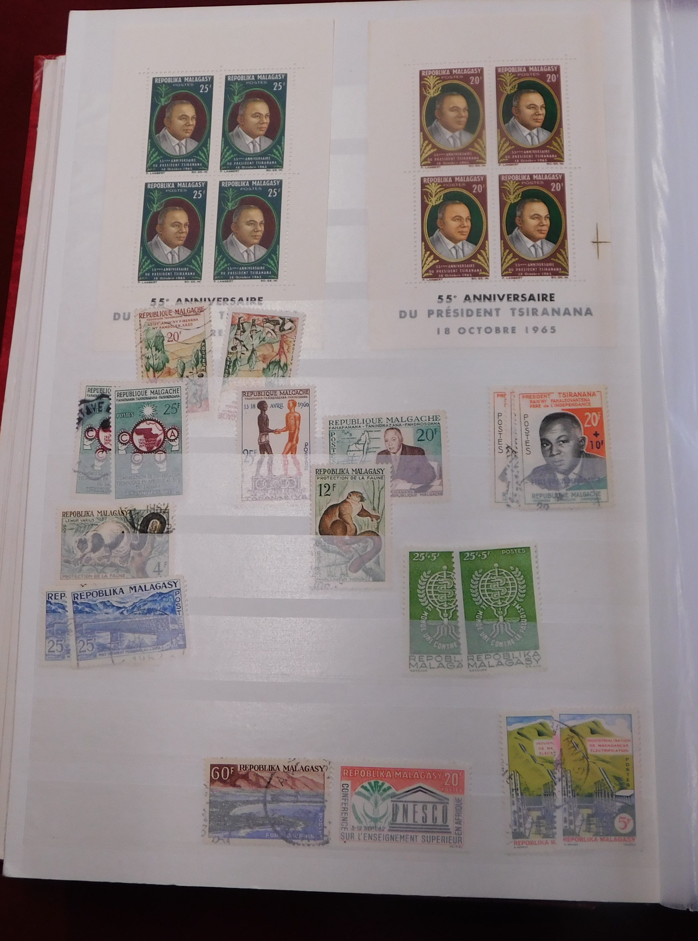 French Colonies 1892-1992 stockbook of m/m and used (100s) unpicked and covering all French - Image 4 of 5
