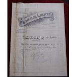 Photofilm Limited - 1906 Letter-headed mins and Resolutions to Lloyds Bank (3).