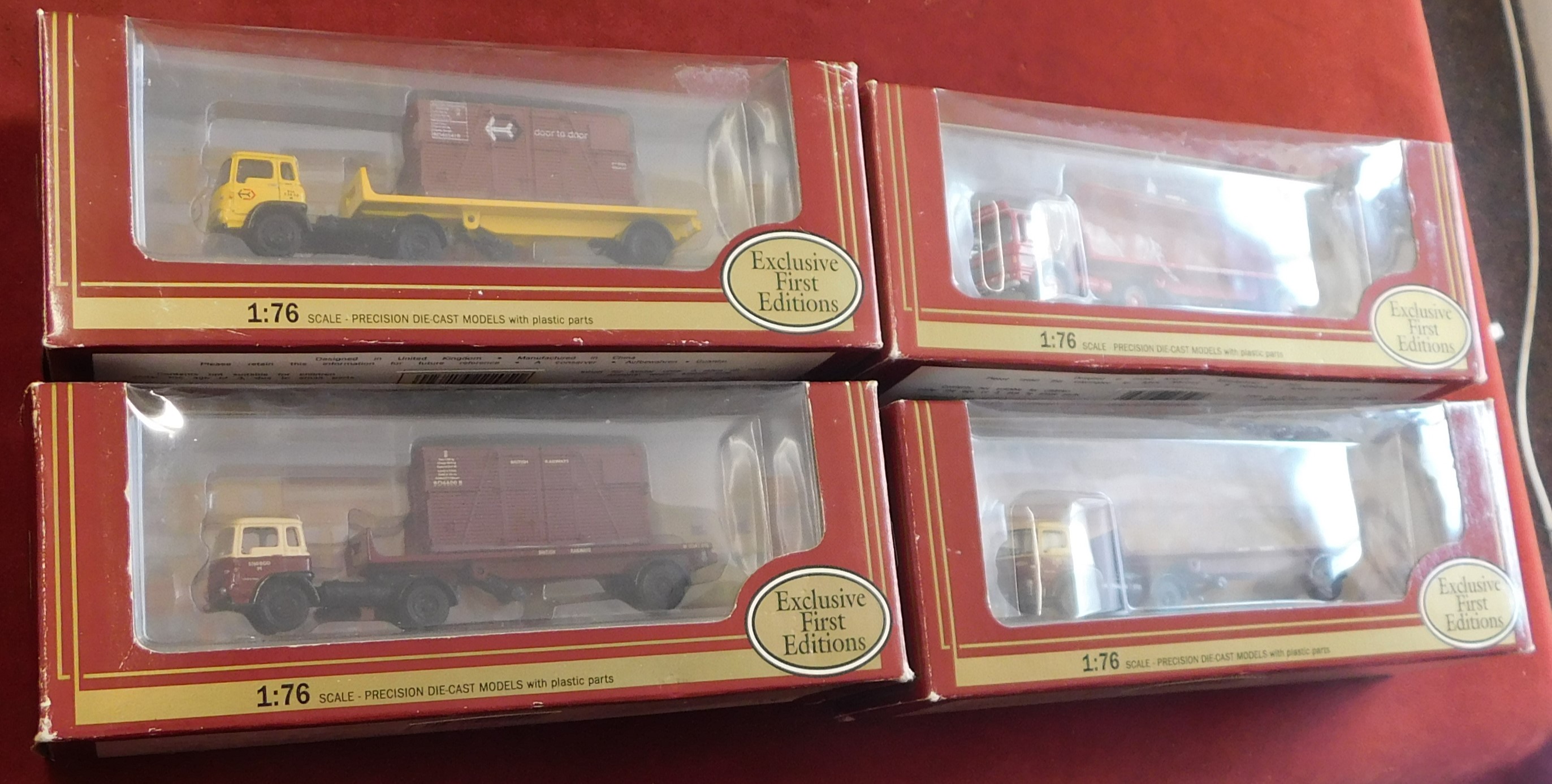 Gilbow 1:76 scale (4) boxed Trucks/Lorries vehicle no.322602, 22201, 22204, 22205 excellent