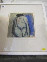 MARY STORK, signed painting dated 1995, "Asleep", 22cm x 20cm