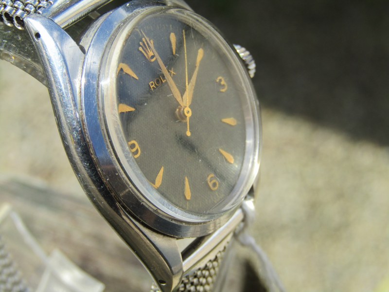 VINTAGE ROLEX OYSTER PRECISION MANUAL WIND WATCH, appears to be in working condition, non original - Image 8 of 11