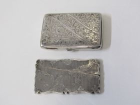 WALKER & HALL, Edwardian silver cased purse with aide memoire, Sheffield 1904; together with late