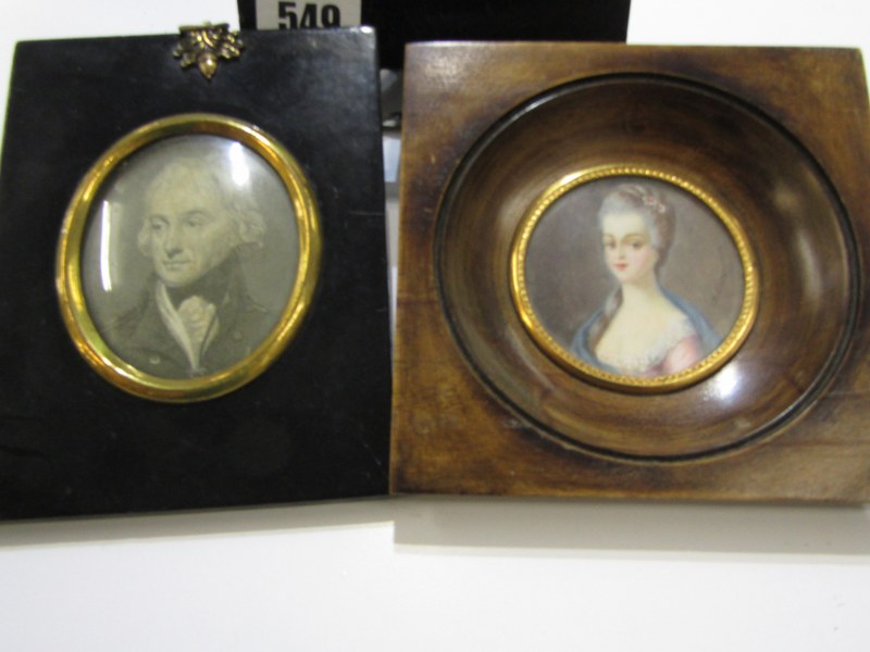 SILHOUETTE, antique gilt heightened silhouette of young lady in period frame, also Nelson engraved - Image 2 of 7