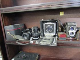 PHOTOGRAPHY, YASHICA-24 camera also Micro Technical camera and Canon F-1 with additional lens