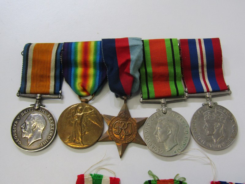 WWI & WWII MEDAL GROUP, 5 medals to W H Tooley, Boy, RNR including WWI War & Defence medals, WWII - Image 2 of 3