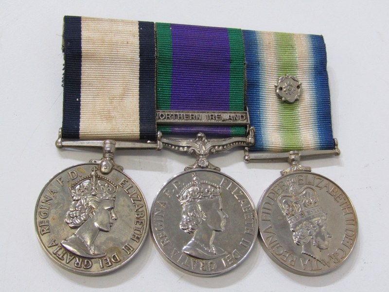 COPY MEDAL GROUP & OLYMPIC MEDALLION, Elizabeth II Tailor's set/copy group of 3 medals including - Image 2 of 6