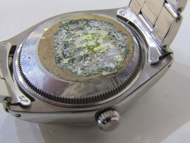 ROLEX - AIR KING PRECISION MANUAL WIND ON OYSTER FLEX BRACELET, watch itself in super condition with - Image 3 of 6