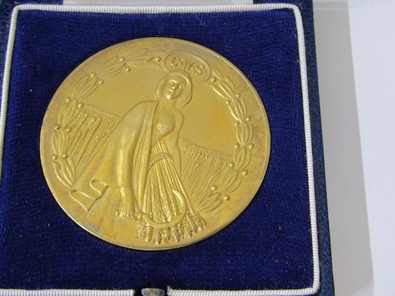 SILVER MEDALLIONS, 6 silver bakers medallions; including first prize for sponge goods 1960, first - Image 2 of 3
