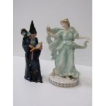 ROYAL DOULTON, Royal Doulton figure "The Wizard" HN2877, 24cm height, also Wedgwood classical