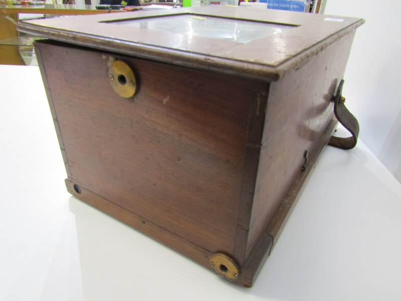 VINTAGE FIELD BAROGRAPH in fitted case, stamped "NCS" - Image 4 of 4