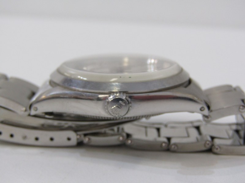 ROLEX - AIR KING PRECISION MANUAL WIND ON OYSTER FLEX BRACELET, watch itself in super condition with - Image 2 of 6