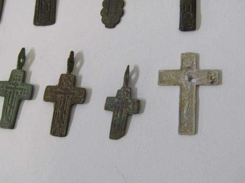 SELECTION OF ANTIQUE EASTERN CROSSES, various designs, 18th/19th century - Image 5 of 5