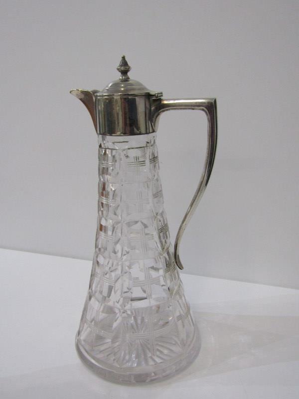 ADVERTISING WARE, Plymouth Gin gurgle jug (The Spirit of the West) 22cm height, also a cut glass - Image 3 of 3