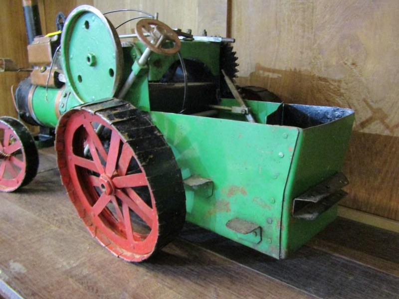 LIVE STEAM ENGINE, scratch built steam engine, 52cm length - Image 6 of 8