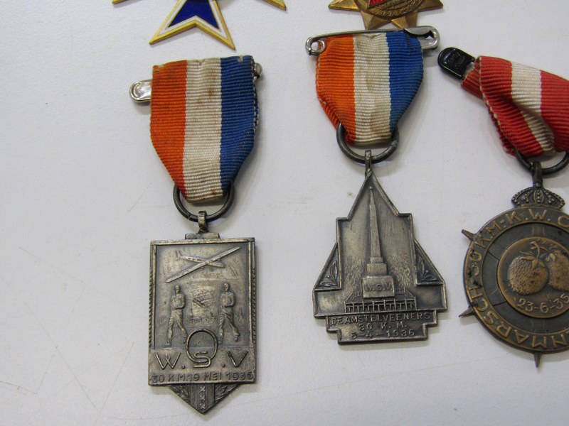 MEDALS & MEDALLIONS, 3 assorted Dutch medals, other medallions, other driving medals and clasps, etc - Image 4 of 8