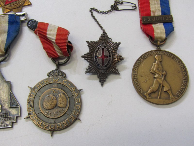 MEDALS & MEDALLIONS, 3 assorted Dutch medals, other medallions, other driving medals and clasps, etc - Image 5 of 8