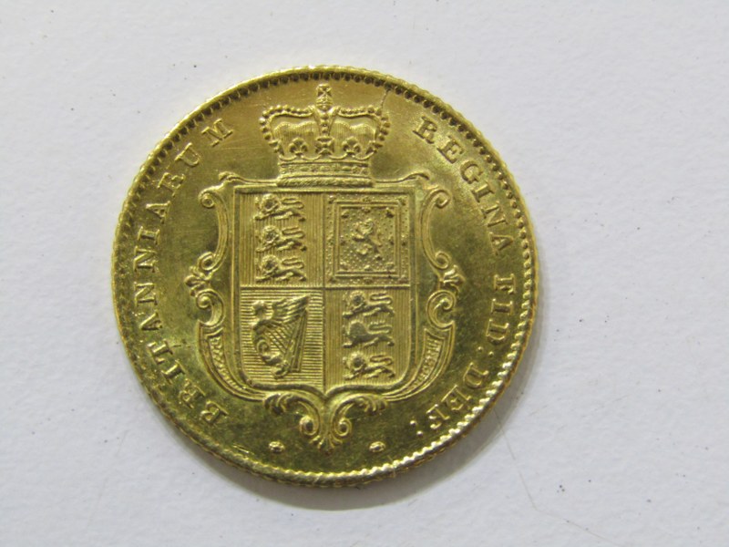 EARLY VICTORIAN GOLD HALF SOVEREIGN, 1843 Victoria sovereign high grade - Image 2 of 2