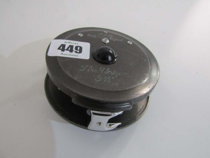 FLY FISHING, Hardy Brothers fly fishing reel, "The Uniqua" 3 3/4", with case - Image 2 of 8