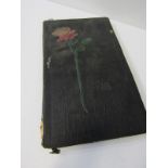 EDWARDIAN POSTCARD ALBUM, containing approx, 150 assorted view cards, also sentimentals, humour, etc