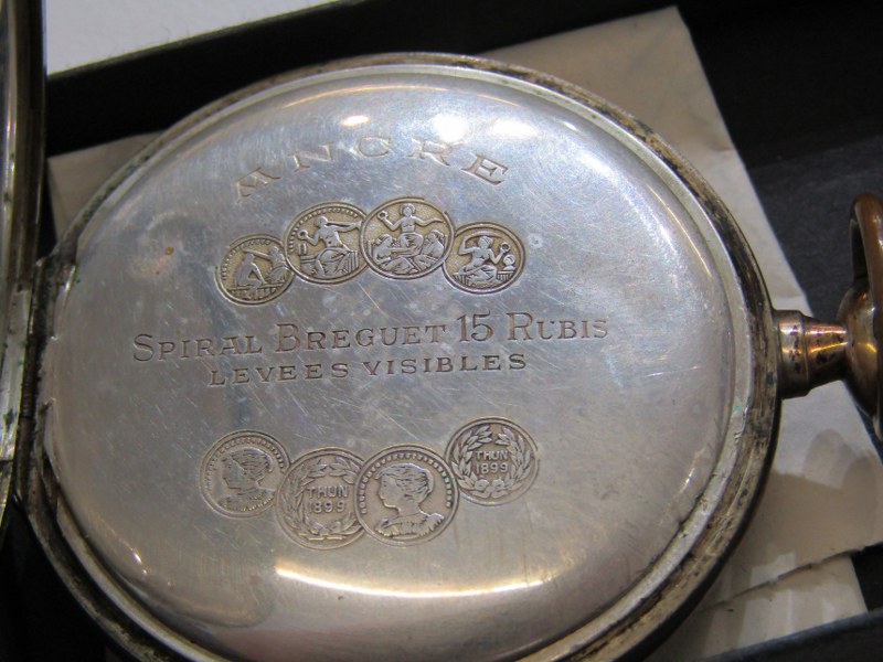 2 POCKET WATCHES, both a/f, 1 acme lever H Samuel, Manchester 925 silver, other Continental - Image 4 of 5