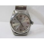 ROLEX - AIR KING PRECISION MANUAL WIND ON OYSTER FLEX BRACELET, watch itself in super condition with