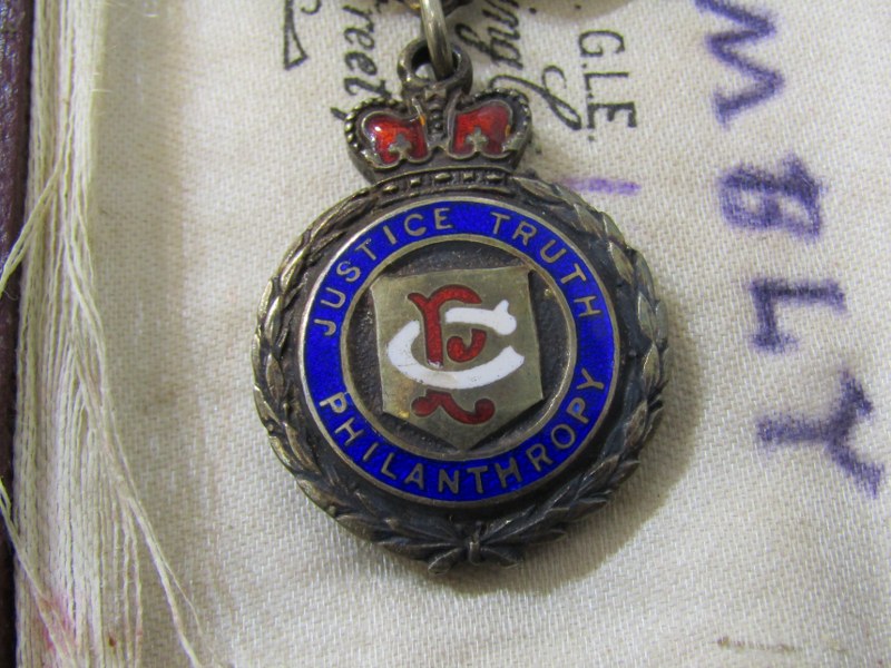 RAOB MEDALS, 1 silver and 1 gold, gold is Chester HM, "This Order of Merit and Honour of Knighthood" - Image 3 of 4