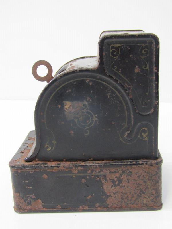 VINTAGE MONEY BOX, in the form of a cash register, "Uncle Sam's Penny Register Bank", 15cm height - Image 5 of 8