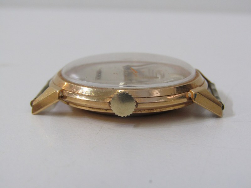 18ct YELLOW GOLD OMEGA AUTOMATIC WRIST WATCH, piepan style dial, subsidiary second hand, automatic - Image 2 of 3